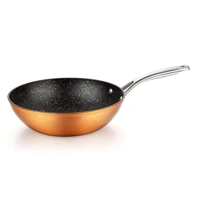 Copper Polish Wok